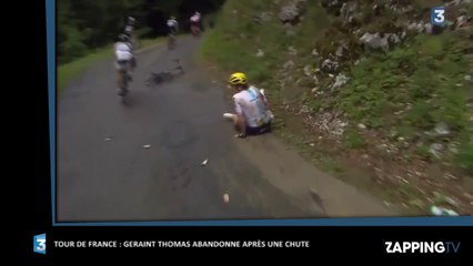 Tour de France 2017 : Geraint Thomas abandonne après une chute (vidéo)