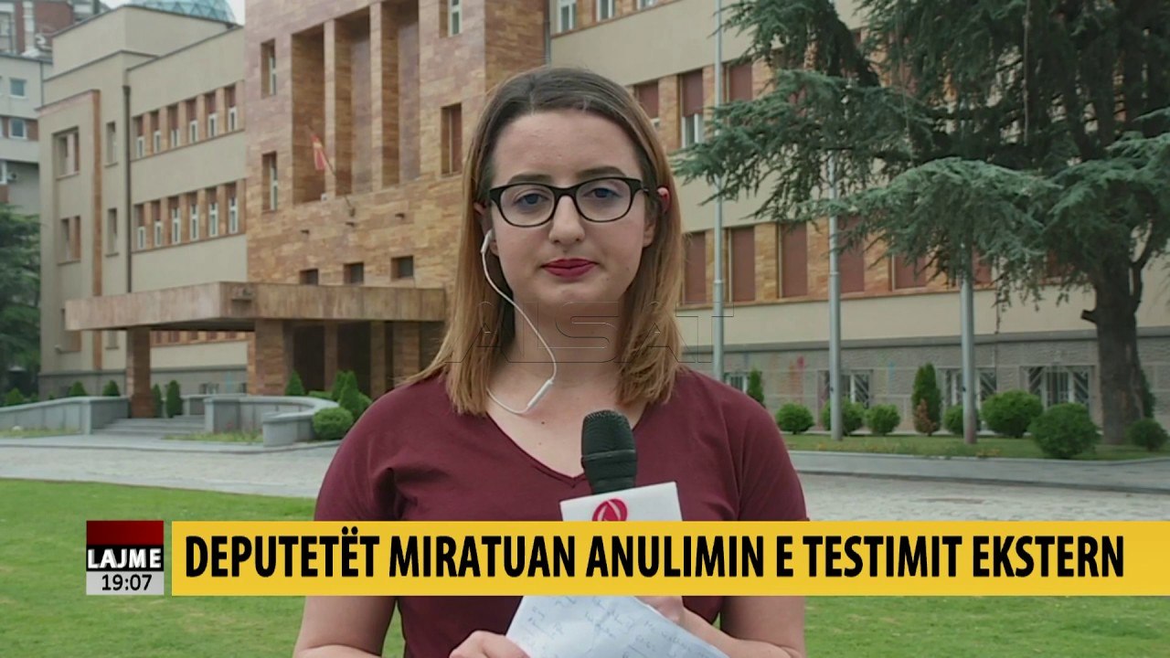 Shfuqizohet testimi ekstern