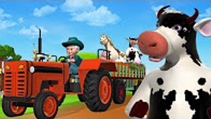 Old MacDonald Had A Farm Animal Sounds Song - Kids Songs