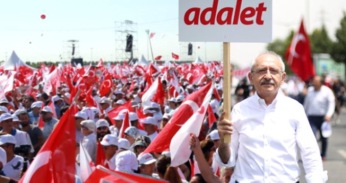 Kılıçdaroğlu Miting Alanına Ulaştı, Adalet Yürüyüşü Sona Erdi