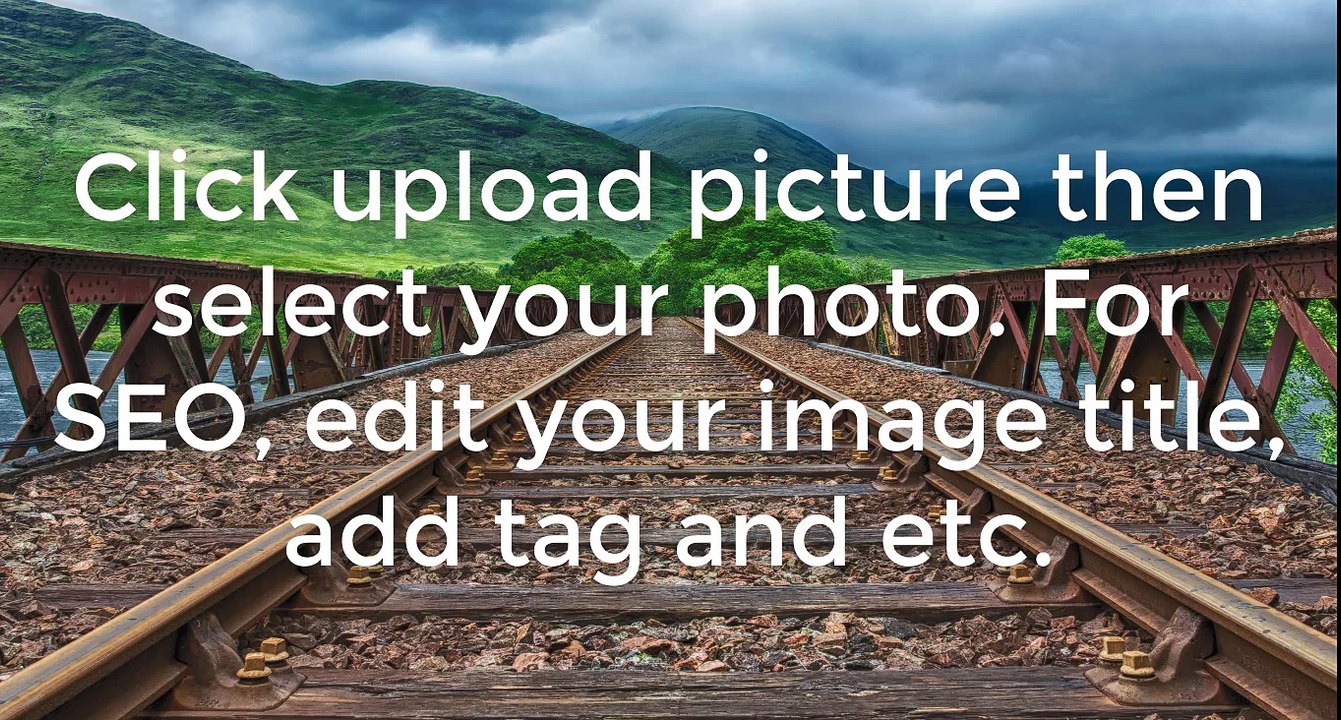 How to upload an image on google and add google search console