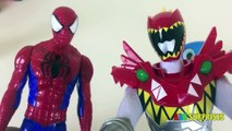 Oeuf enfants puissance homme araignée vol super-héros jouets venin vidéo contre surprise rangers abc sur