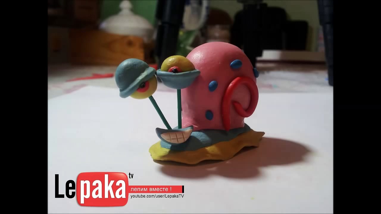 vídeos de bob esponja de plastilina