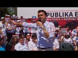 Report TV - Cërrik, Basha votuesve: Në 25 qershor bëjini 'kosh' Edi Ramës