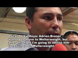 De La Hoya Making 140lbs.Tournament Matthysse, Khan, Garcia, Peterson, Judah.