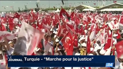 "Marche pour la justice" en Turquie: l'opposition réunit des dizaines de milliers de personnes