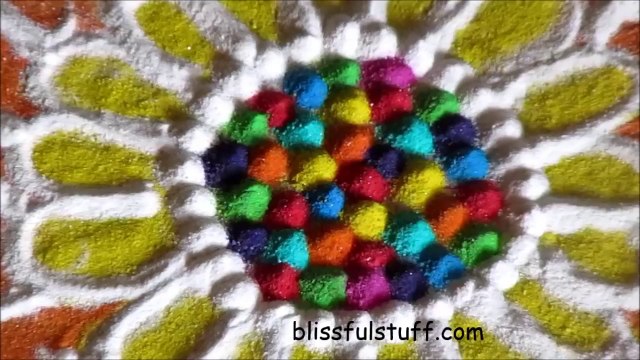 Beautiful and unique rangoli design for Diwali / Poonam Borkar Rangoli Designs
