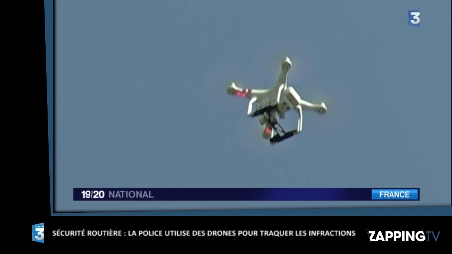 La police teste des drones pour traquer les infractions sur l'autoroute  (vidéo) - Vidéo Dailymotion