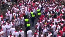 Carrera veloz y sin corneados en el tercer encierro de los sanfermines