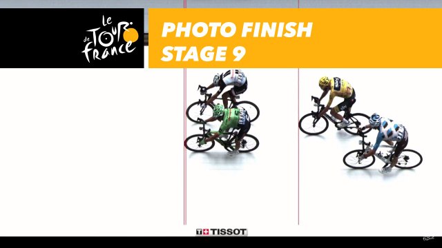 L'arrivée au ralenti / Finish in slow motion - Étape 9 / Stage 9 - Tour de France 2017