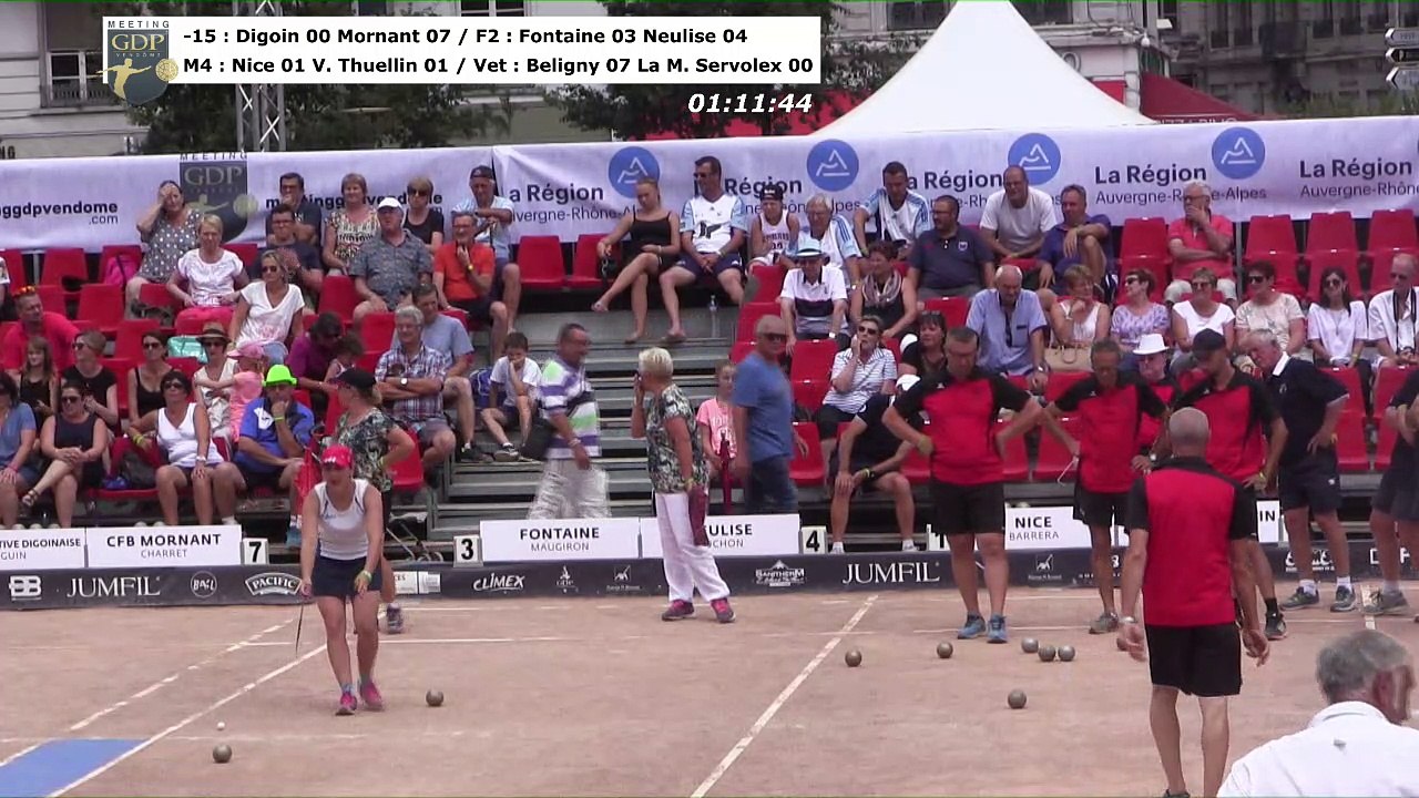 Les finales F2, M4, -15 et Vétérans, Meeting GDP Vendôme, la grande finale, Lyon 2017