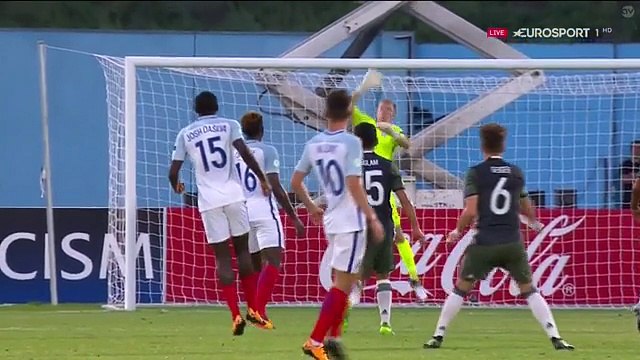 All Goals & highlights - ENGLAND U19 4-1 GERMANY U19 - 09.07.2017 ᴴᴰ