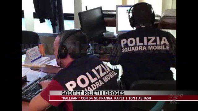 Goditet rrjeti i drogës në Itali - News, Lajme - Vizion Plus