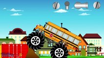 Araign? e école autobus monstre un camion enregistrer rouge voiture enfants vidéos vidéo pour enfants monstre