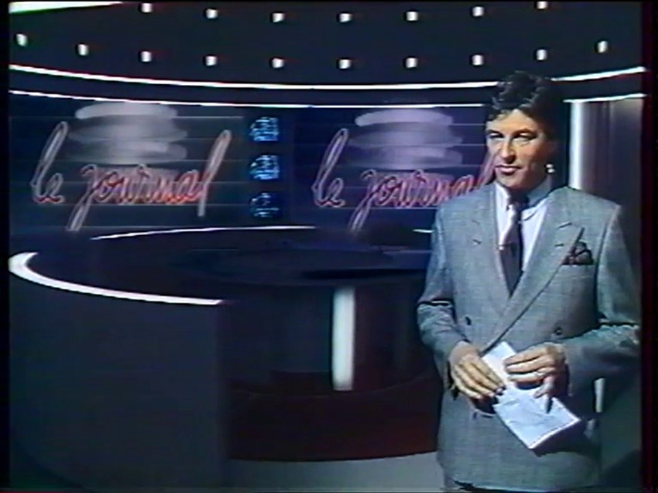 Antenne 2 - 9 Octobre 1989 - Teaser, pubs, "Quand Je Serai Grand", début JT Nuit (Henri Sannier)