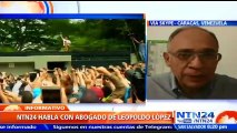 “Este es un juicio político contra la libertad de expresión” Gustavo Velásquez, abogado de Leopoldo
