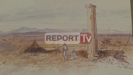 Report TV - Ekspozita e pikturave të Lir,  “fotot” e fundit të “ Via Egnantias”