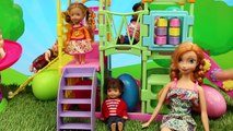 FROZEN SURPRISE EGGS Disney Elsa, Anna, Kelly Dolls Park Playground Peppa Pig Batman Shopk