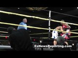 awesome body shot to stop a fight irvin garcia in action - EsNews Boxing
