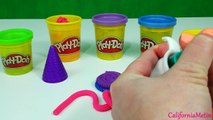 Una y una en un tiene una un en y cono crema creativa para divertido cómo hielo Niños hacer Jugar-doh arco iris para gofre con arco iris