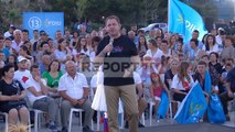 Report TV - Idrizi në Vlorë: Pllakën e Sheshit “Skënderbej”,do ta çojmë në Çamëri