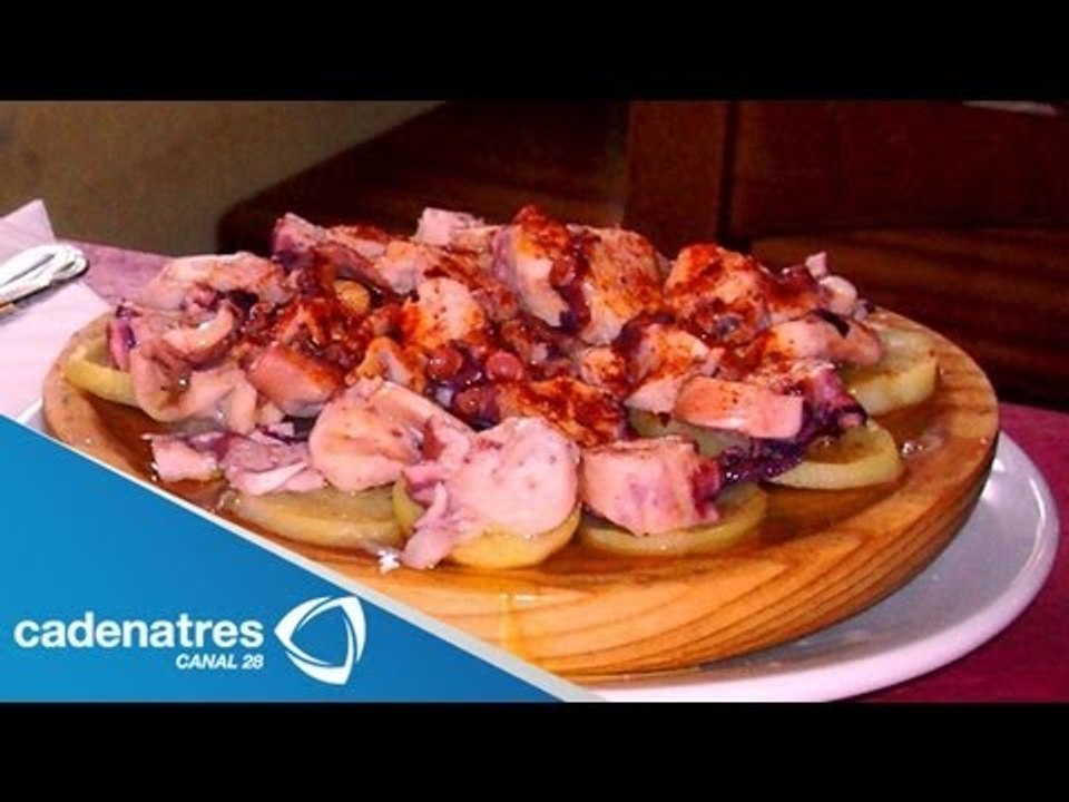 Pulpo al ajillo con papas / Receta de pulpo al ajillo / Receta de pulpu con papas