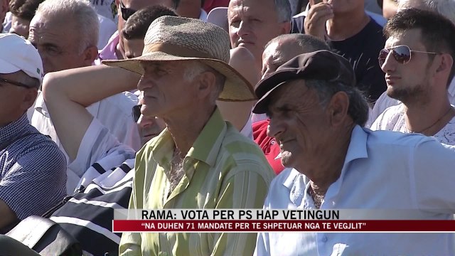 Rama në Vaun e Dejës: Të hapim portën e drejtësisë dhe administratës - News, Lajme - Vizion Plus