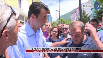 Basha: Ndërtojmë rrugën e Arbrit - News, Lajme - Vizion Plus