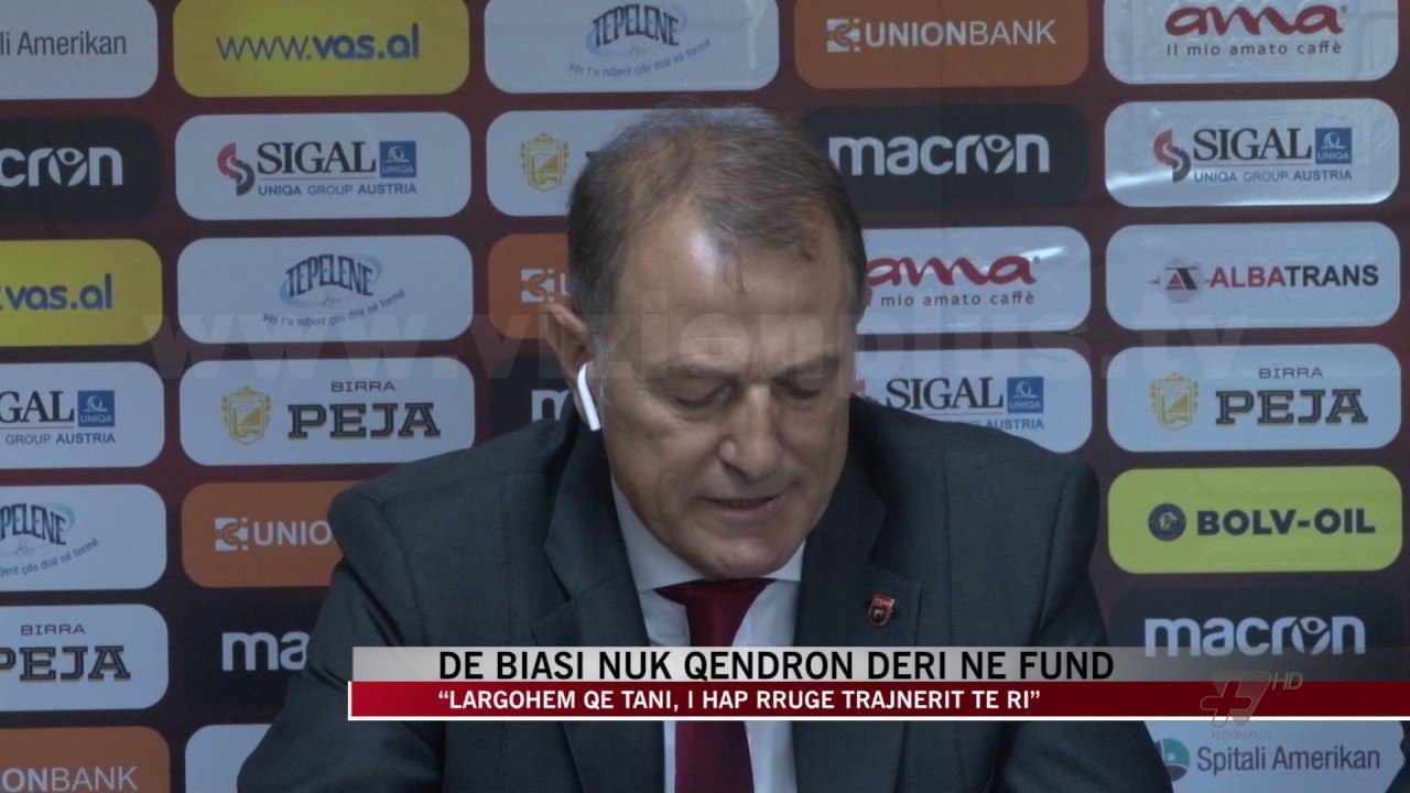 Largohet De Biasi, nuk përjashtohet Tramezzani në krye të pankinës - News, Lajme - Vizion Plus