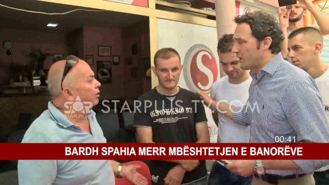 BARDH SPAHIA MERR MBËSHTETJEN E BANORËVE