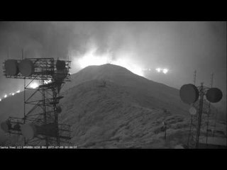 下载视频: California's Whittier Fire Burns Around Camera Stationed on Santa Ynez Peak