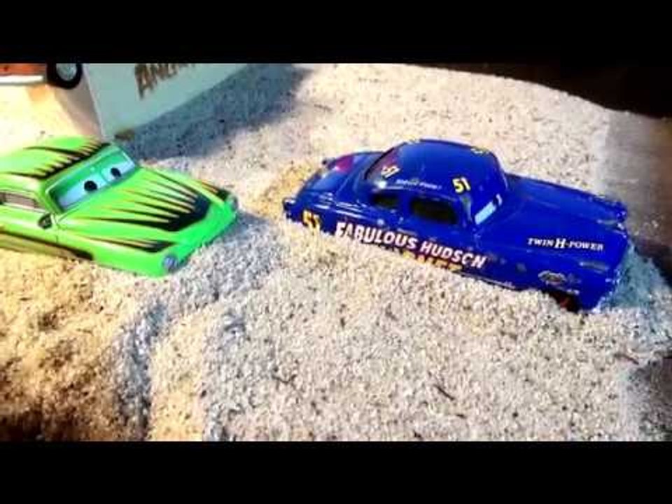 Cars 3 Spoilers from Disney Pixar Cars re-enactments with Mattel die-casts McQueen and Storm