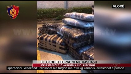 Bllokohet furgoni me 700 kilogram drogë - News, Lajme - Vizion Plus