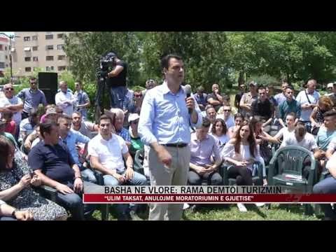 Basha në Vlorë: Rama dëmtoi turizmin - News, Lajme - Vizion Plus