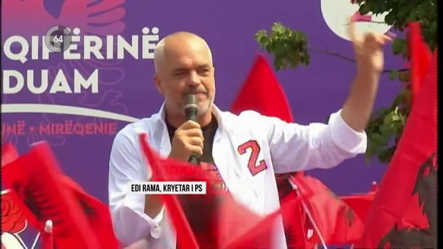 Rama në Kamzë: Të përmbysim sistemin e partive tepsi - Top Channel Albania - News - Lajme