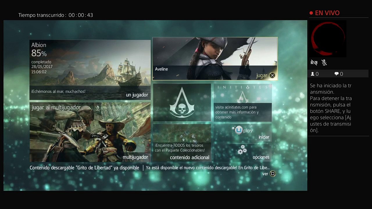 Transmisión de PS4 en vivo de nero133723