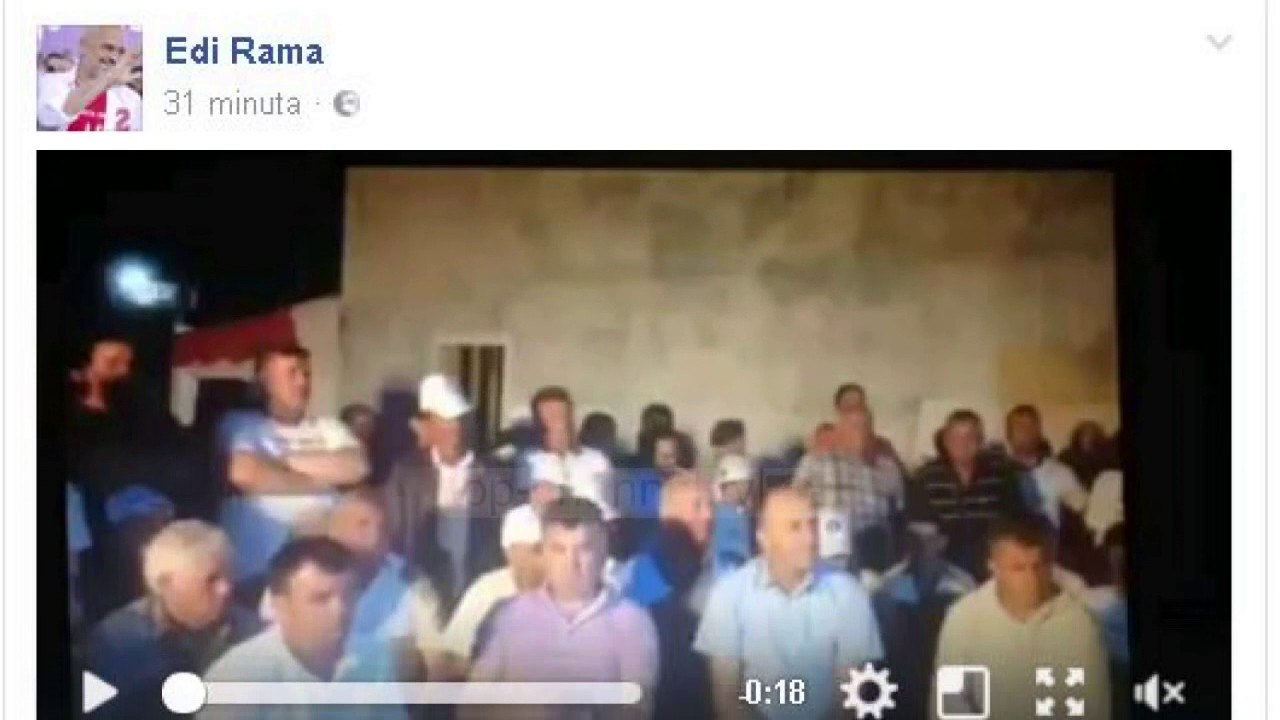 Mziu kërcënon për flamujt, Rama e Tahiri publikojnë videot - Top Channel Albania - News - Lajme