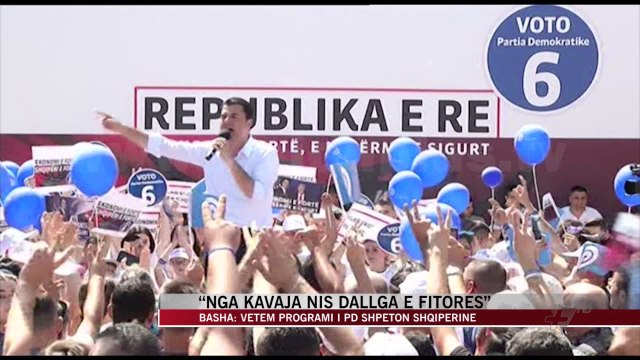 Basha: Vetëm programi i PD shpëton Shqipërinë - News, Lajme - Vizion Plus