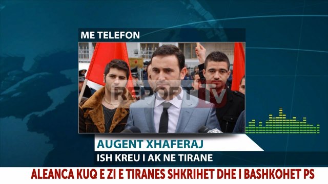 Report TV - Aleanca Kuq e Zi e Tiranës shkrihet dhe i bashkohet PS