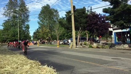 Tour de Delta Saturday night woman race Bike crash