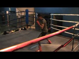 Prichard Colón Meléndez in the gym EsNews Boxing