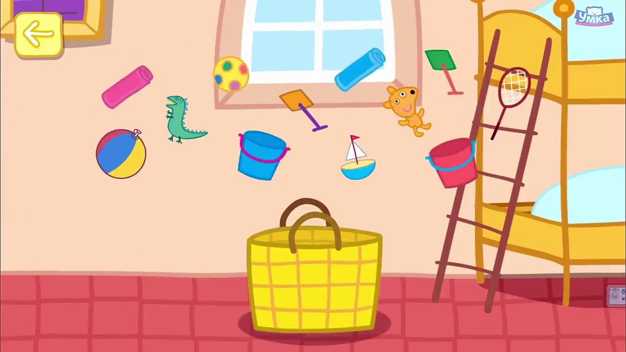 Cerdo Peppa Pig todas las series en una fila para recibir señales HD en línea del peppa