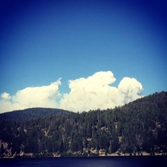 Smoke From Princeton Wildfire Seen in Nearby Tulameen