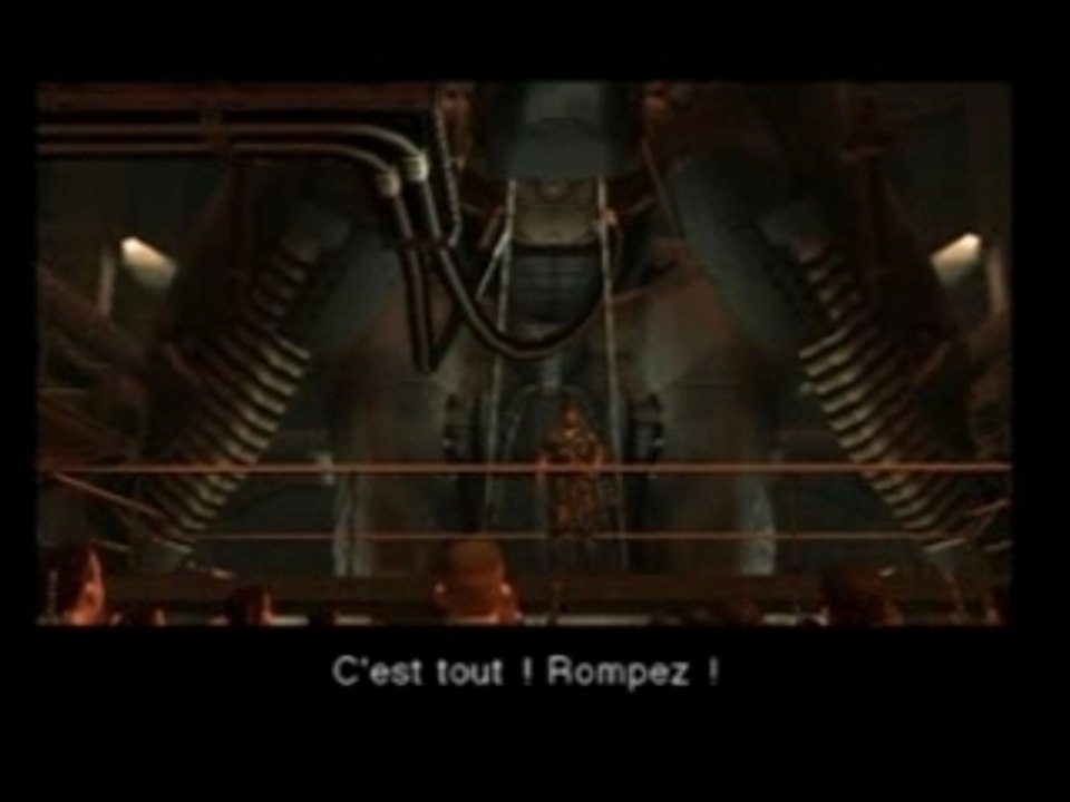 MGS: 21 le commandant fini son discour