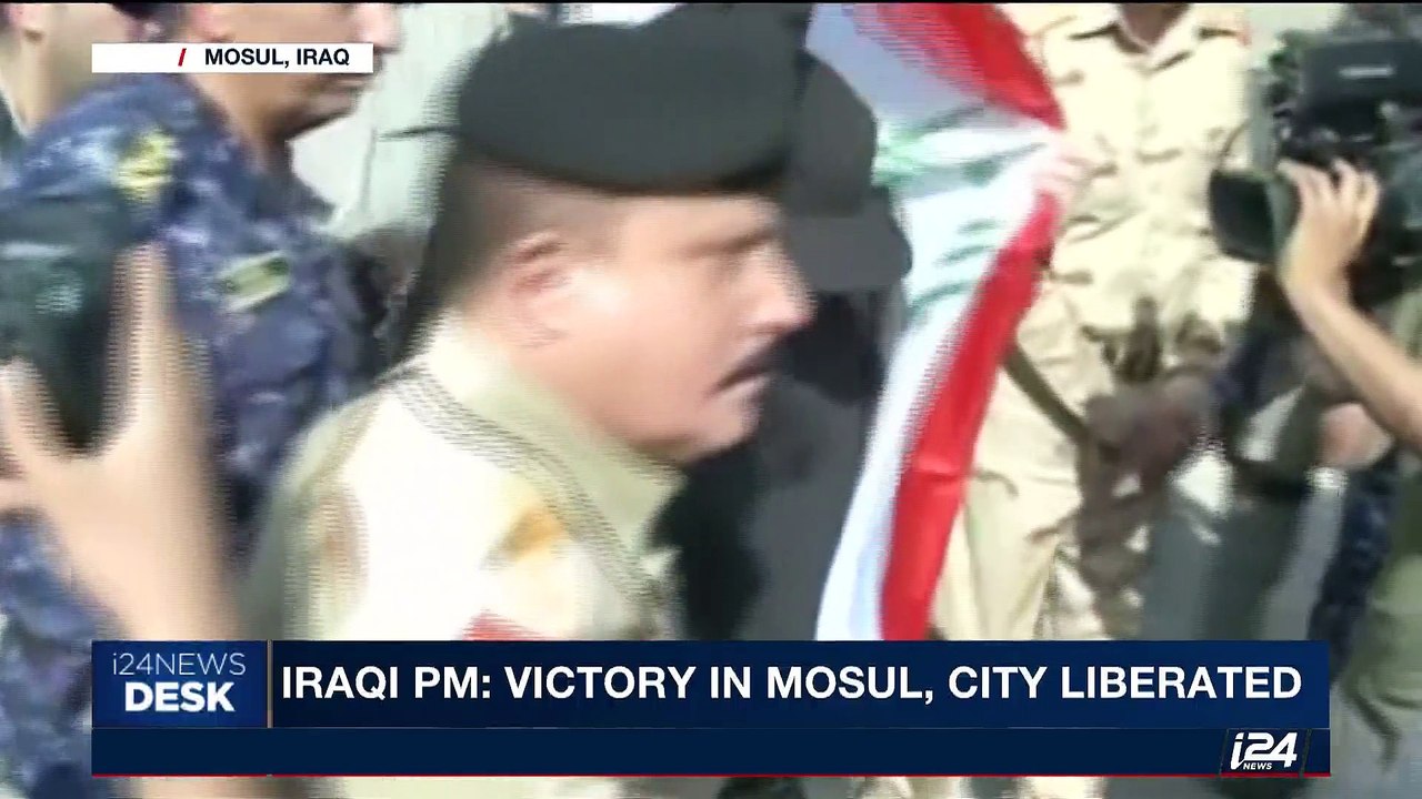 i24NEWS DESK | Iraqi PM: victory in Mosul, city...