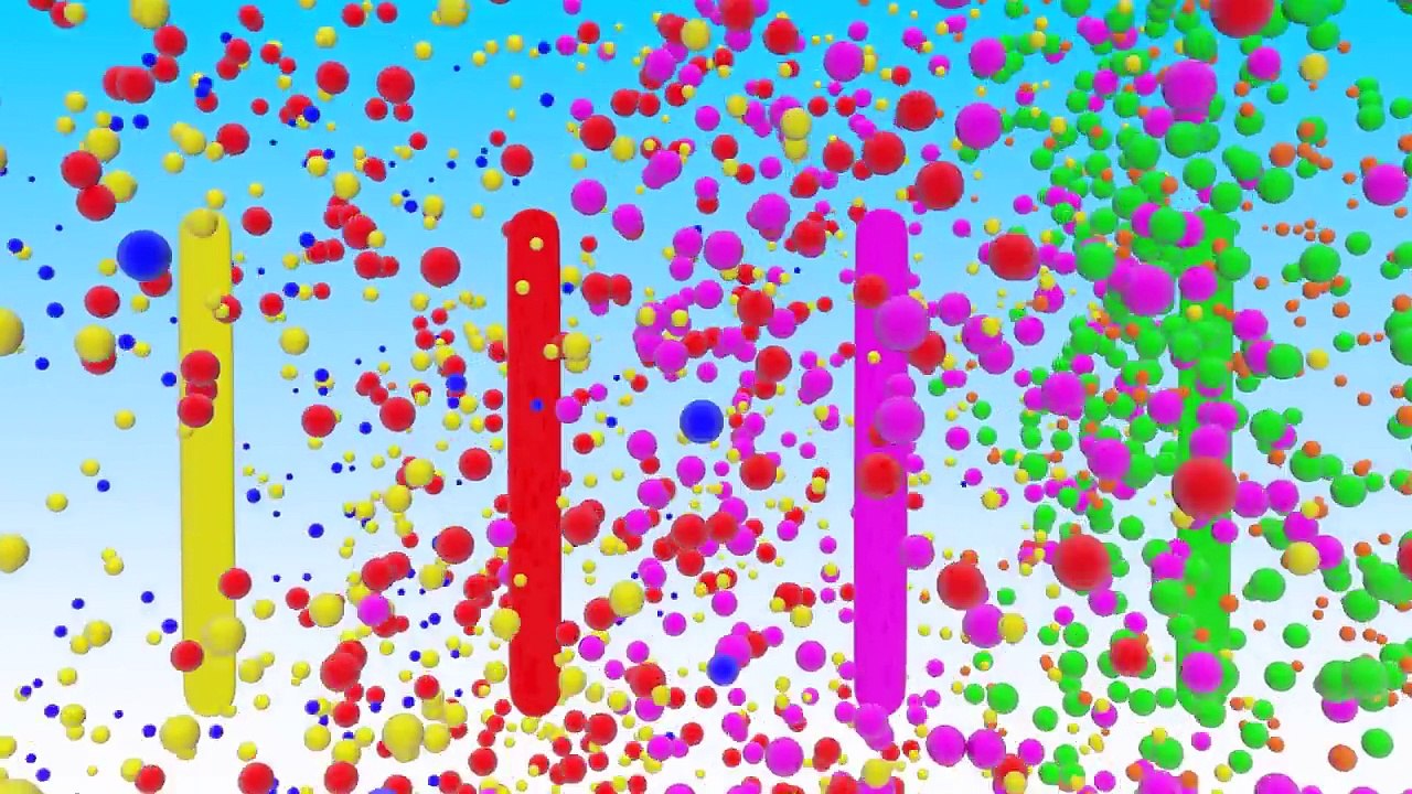 Apprentissage les couleurs avec domestiques de la glace crème pour enfants enfants les tout-petits lien enfants la télé