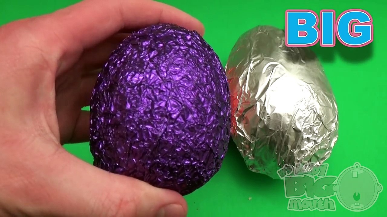 Узнайте размеры с сюрприз Яйца Открытие огромный красочный шоколад тайна сюрприз Яйца 4.