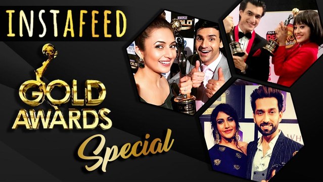Divyanka Tripathi, Shivangi Joshi, Surbhi Chandna, Mouni Roy GOLD AWARDS Special Instafeed