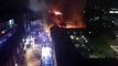 In London, a major fire in the largest market