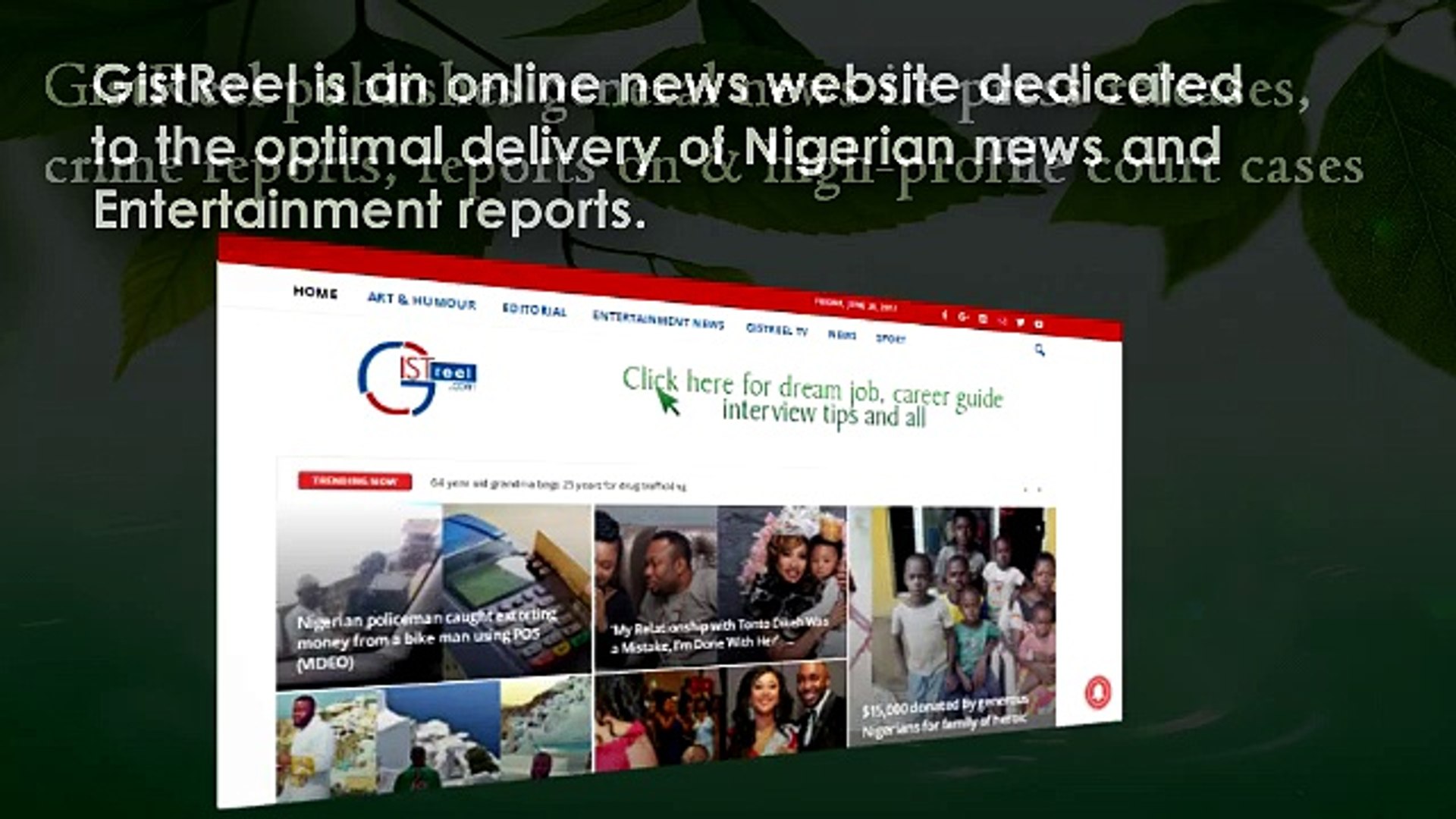 The Latest News In Nigeria Today - Gistreel.com
